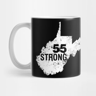 55 United - West Virginia 55 United - WV STRONG - 55 Strong Shirt Mug